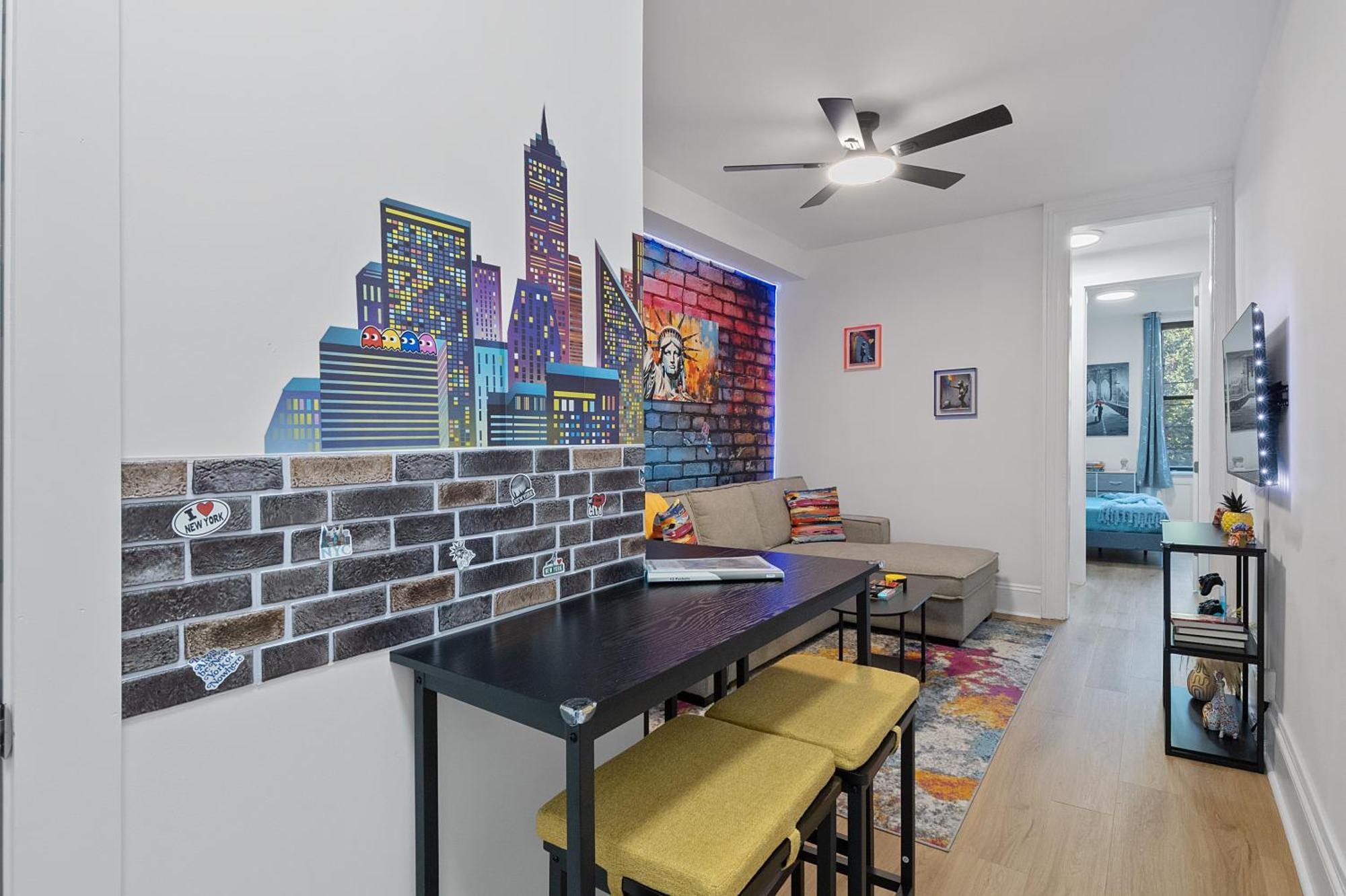 شقة Funky & Colorful Urban Getaway, 20 Minutes To Nyc هوبوكين المظهر الخارجي الصورة