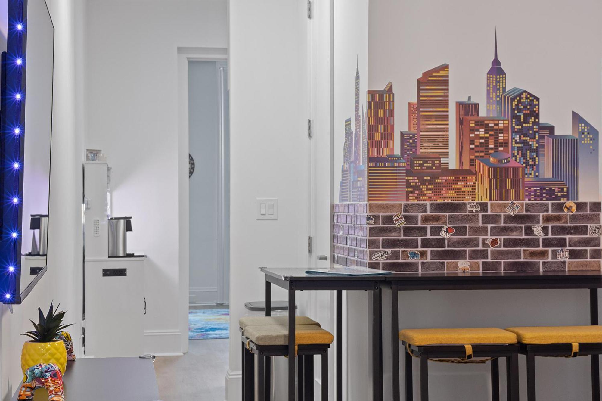 شقة Funky & Colorful Urban Getaway, 20 Minutes To Nyc هوبوكين المظهر الخارجي الصورة