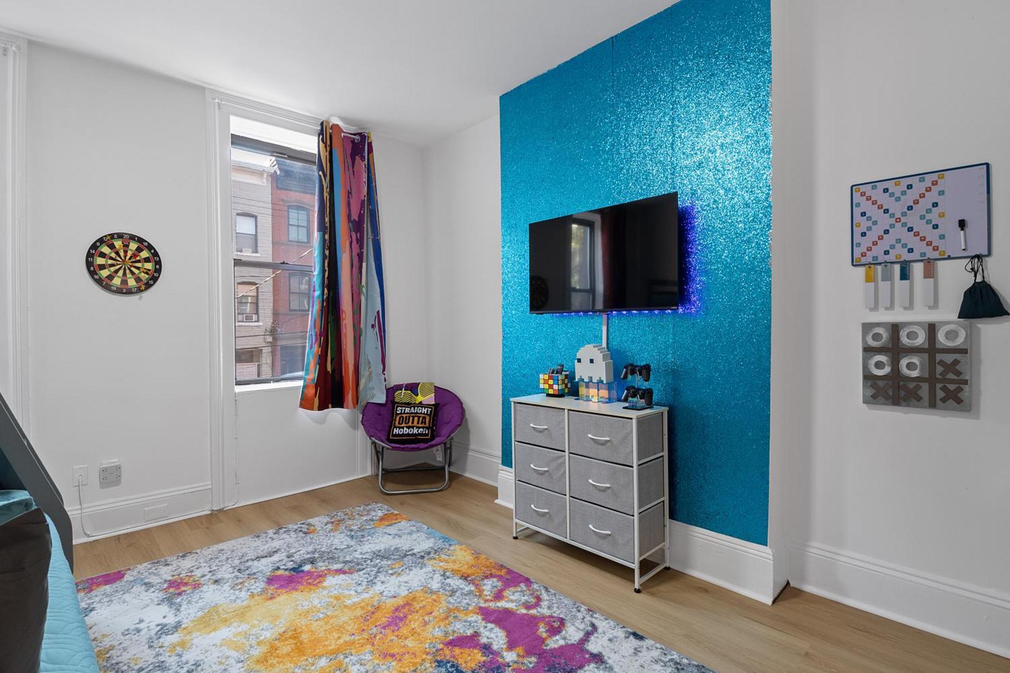 شقة Funky & Colorful Urban Getaway, 20 Minutes To Nyc هوبوكين المظهر الخارجي الصورة