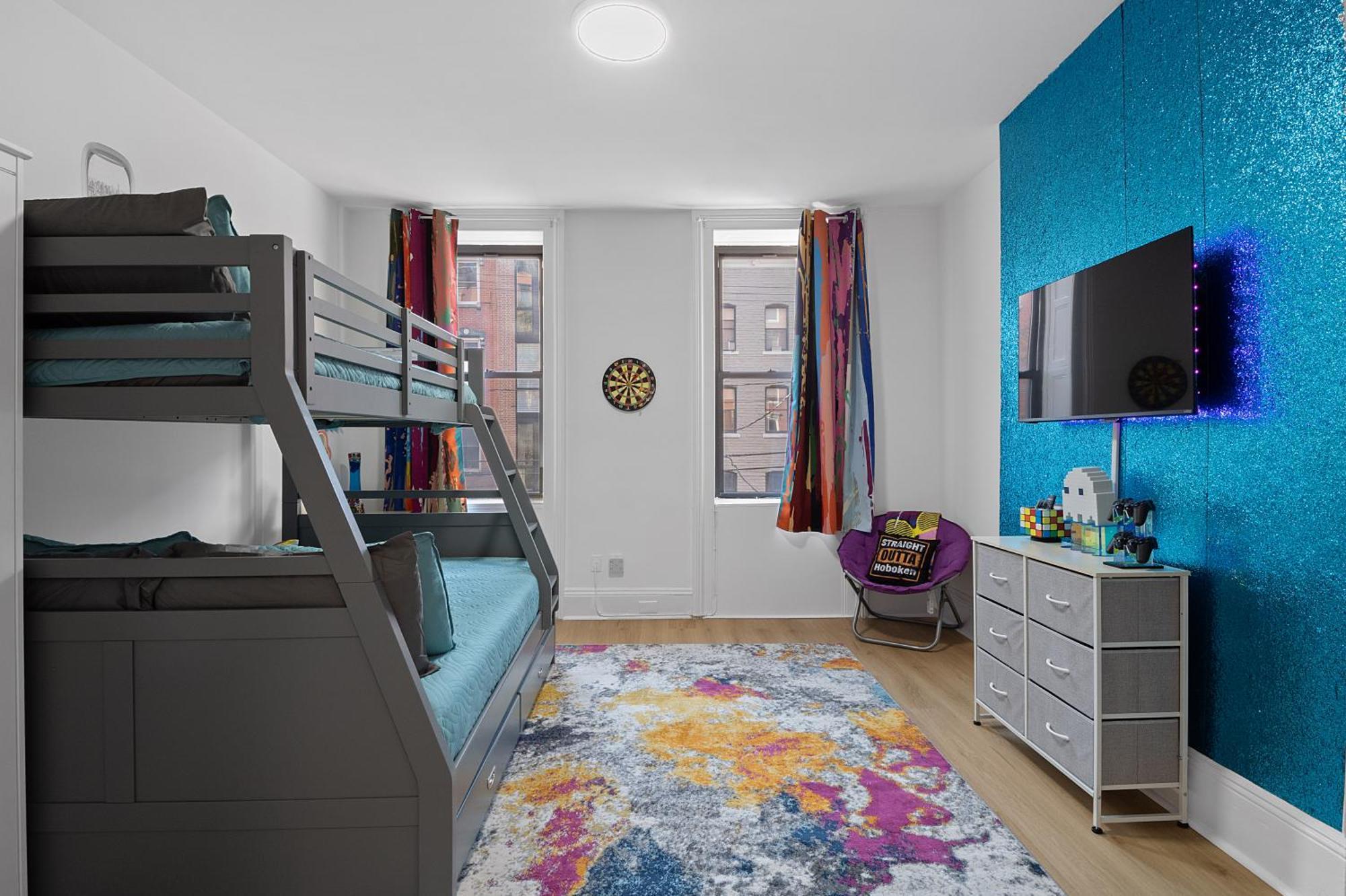 شقة Funky & Colorful Urban Getaway, 20 Minutes To Nyc هوبوكين المظهر الخارجي الصورة